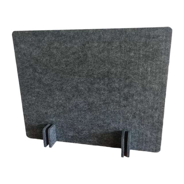Separador de escritorio, fácil de instalar, partición de escritorio multifuncional, reduce el ruido. Gris oscuro