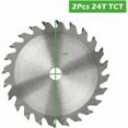 thumbnail image 5 of Hoja de sierra circular de 115 mm, 24 dientes, 60 dientes, grano 60, TCT, HSS y diamante, biselado para madera, metal y hojas de sierra circular mini de diamante para metales no ferrosos (paquete de, 5 of 5