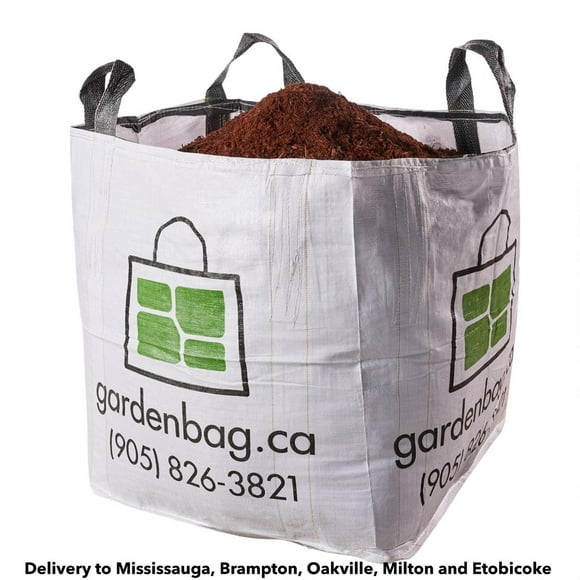 Garden Bag, 1 Cubic Yard Garden and Landscape Bulk Bag Delivered, Red Mulch