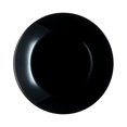 thumbnail image 1 of Luminarc 307-5973 Juego 6 Platos Trinche o Llanos Estilo Moderno, Elaborada Cerámica con Acabado Brillante, Colección Zelie Arcopal, Negro, 25 cm, Hecho en Francia, 1 of 3