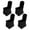 4PC, variant on Nkmbld Chair Covers for Dining Chairs, Stretch Parsons Chair Slipcover with Skirt Chair Covers for Kitchen Restaurant Wedding Party Hotel Banquet