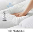 thumbnail image 3 of Supreme 4 Inch Mattress Topper Plush Queen Size Luxury Comfort Machine Washable, 3 of 5