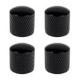 thumbnail image 4 of 4Pcs Electric Guitar Bass Volume Tone Speed Control Knobs Brass Control Knobs Buttons Black, 4 of 9