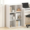 thumbnail image 2 of Furinno LUDER 6-Cube Bookcase with Open Storage Shelves, 11.6 x 23.9 x 35.7 Inches, White, 2 of 5