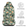thumbnail image 5 of Sikiie Animal Heads Car Seat Protector 2 Pack Car Seat Cushion Mat, Car Seat Covers for SUV, Truck, Van, 5 of 7