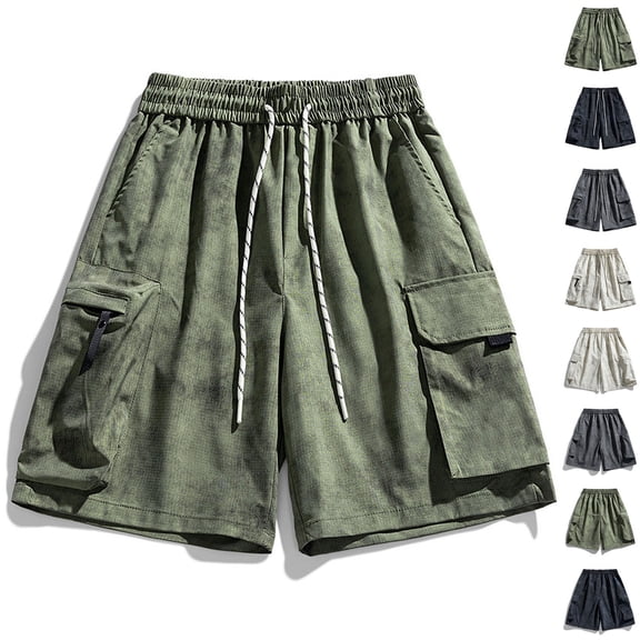 Mens Basketball Shorts Casual Comfy Fashion Solid Shorts Regular Elastic Waist Beach Pants Everyday, Hiking, Cycling Shorts for Men