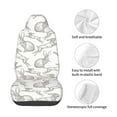 thumbnail image 3 of Lsque Hand Drawn Rabbit Pattern Car Seat Covers for Front Seats , Waterproof Seat Covers for Cars, Sporty Front Seat Covers,Car Seat Cover Protector Front Seats, 3 of 5
