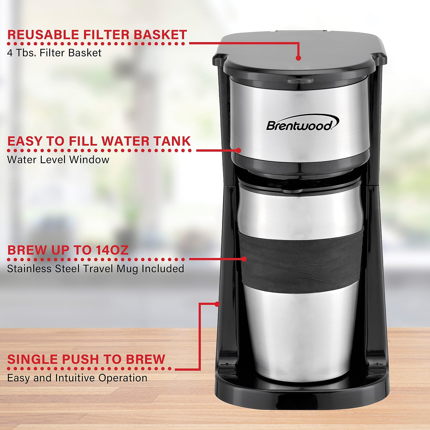Brentwood Single Serving Coffee Maker - Raney's Truck Parts