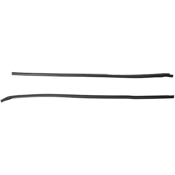 Door Window Belt Weatherstrip Kit 2 Piece - Compatible with 1981 - 1988 Buick Regal 1982 1983 1984 1985 1986 1987
