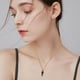 thumbnail image 5 of 1pc Elegante Collar de Pareja Figura Colgante Collar Regalo de San Valentín, 5 of 5