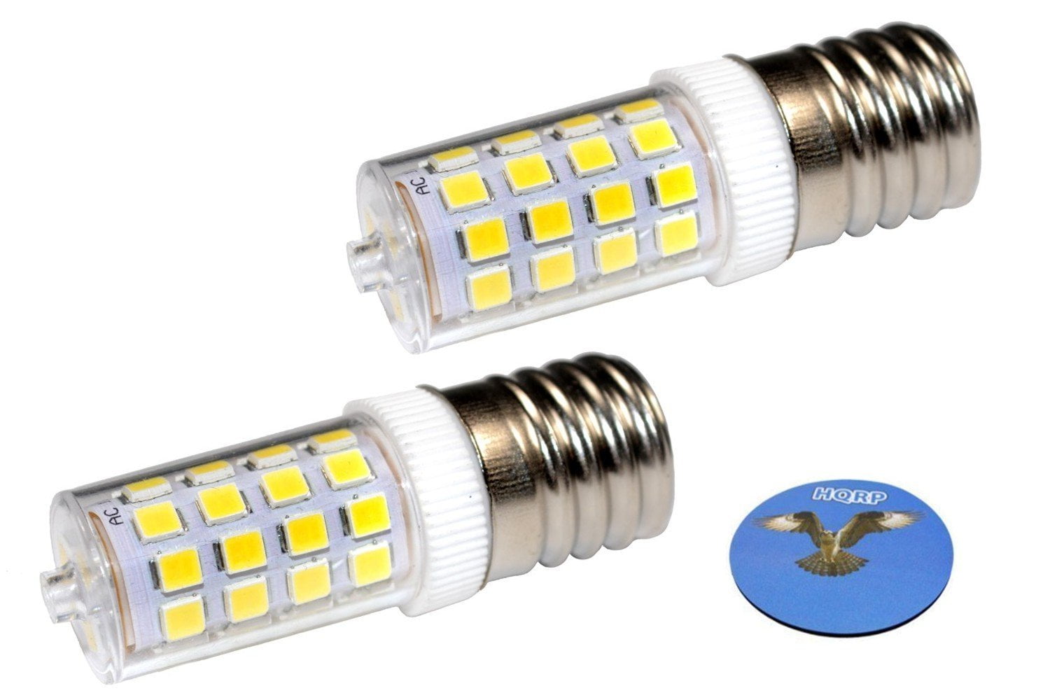 HQRP 2Pack 110V E17 Dimmable LED Light Bulb Cool White for LG