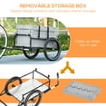 thumbnail image 4 of Aosom Remorque de Bicyclette avec Boîte de Rangement Amovible, 4 of 10
