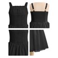 thumbnail image 5 of IBTOM CASTLE Tween Girls Midi Corset Dress for Middle School Dance Party Summer Vacation Sundresses Holiday Junior Dresses 10-11 Years Black, 5 of 7