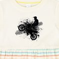 thumbnail image 4 of Inktastic Motocross Dirt Biking Bmx Girls Baby Dress, 4 of 5