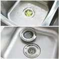 thumbnail image 7 of 2 Pack of Stainless Steel Sink Drain Strainer Baskets 3.54 Inch Diameter.Casewin Kitchen Stopper. For Dishes, Garbage Disposal, Large Wide Rim Prevents Clogged Drains Catcher, 7 of 7