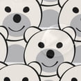 thumbnail image 4 of FREEAMG Cute Cartoon Bear Shower Curtain with Hooks, Waterproof Washable Fabric Shower Curtain for Bathroom Bathtub Decor, 60"x 72", 4 of 6