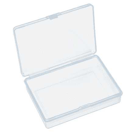 Small Clear Plastic Storage Rectangular Empty Boxes, Clear Storage ...