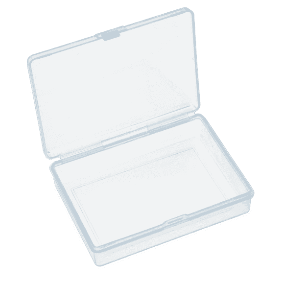 Caja transparente para organizar kits profesionales de manicura y pedicura, y suministros para uñas. Organizador de herramientas y kits de manicura.
