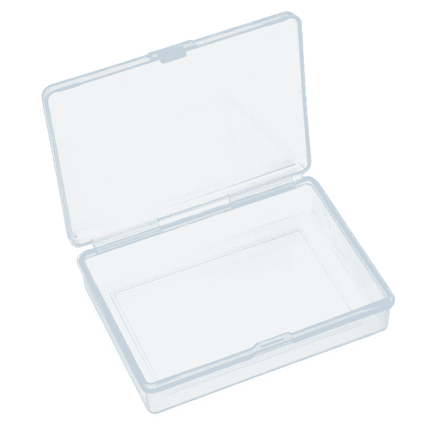 Caja transparente para organizar kits profesionales de manicura y pedicura, y suministros para uñas. Organizador de herramientas y kits de manicura.