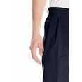 thumbnail image 3 of Red Kap Pleated Twill Slacks - Odd & Extended Sizes PT38ODD Navy - Unhemmed 52W, 3 of 3