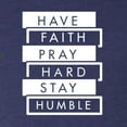 thumbnail image 6 of Wild Bobby Have Faith Pray Hard Stay Humble Inspirational/Christian Women Tri-Blend Racerback Tank Top, Vintage Navy, X-Large, 6 of 6