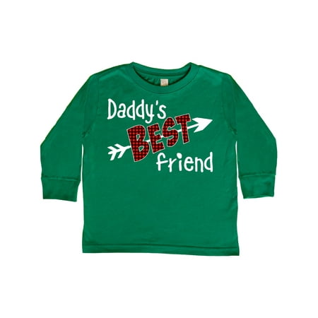 

Inktastic Daddy s Best Friend- Arrow and Plaid Letters Gift Toddler Boy or Toddler Girl Long Sleeve T-Shirt
