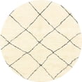 thumbnail image 1 of Ahgly Company Indoor Round Abstract Vanilla Gold Solid Area Rugs, 7' Round, 1 of 6
