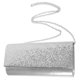 thumbnail image 4 of Women's Sequin PU Evening Clutch Bag – Stylish Silver Handbag for Weddings, Parties & Banquets – Elegant Design with Ample Storage for Essentials, 4 of 5