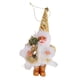 thumbnail image 2 of Decoración de de Navidad, estatuilla de Papá Noel, muñecas navideñas, decoraciones de Papá Noel, adorno navideño en miniatura para vacaciones Sombrero estampado dorado, 2 of 10