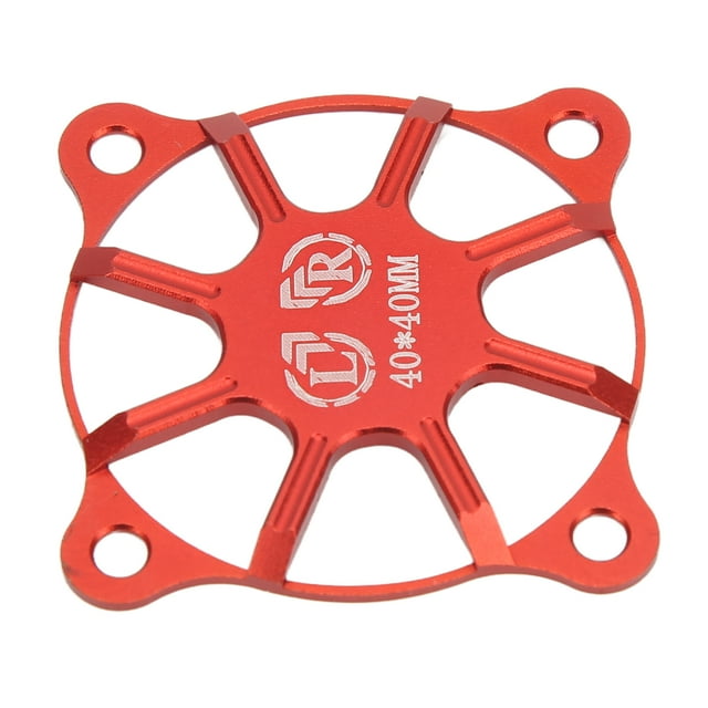 RC Fan Cover Accessory, Good Protection Pretty Design RC Cooling Fan Cover Easy Installation For DIY Red