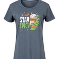 thumbnail image 3 of Instant Message - Fall - Stay Spicy Creepy Hands - Women's Any Way Dress, 3 of 6