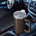 thumbnail image 6 of 40oz Tumbler with Handle and Straw, Vacuum Insulated Stainless Steel Travel Mug, Fits Car Cup Holder, Wood Print, 6 of 6