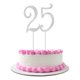 thumbnail image 2 of StoBok Bling 25 Pastel Topper 25th Fiesta de cumpleaños Pastel Pick Pick Pastel de Rhinestone Pastel Top Decoración para la fiesta de cumpleaños, 2 of 7