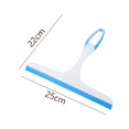 thumbnail image 2 of Multi-Purpose Silicon Squeegee for Window, Glass, Shower Door, Car Windshield, Heavy Duty Window Scrubber, Includes Suction Hook, 2 of 5