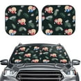 thumbnail image 2 of Fotbe Baby Sloths Sleeping On The Christmas Ball Juego de 2 Piezas de Parasoles para Parabrisas | Bloqueador Solar para Auto | Accesorios Plegables para Protección Solar Interior-Medium, 2 of 6