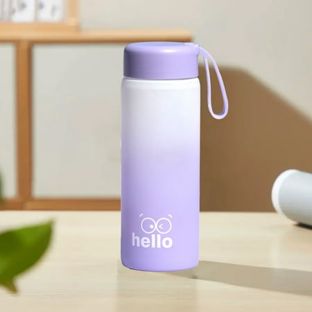 

YOFOKO 650ml Frosted Gradient Macaron Color Water Bottle 2025 New Outdoor Sports Bottle Leak-Proof Portable Suitable for Gyms and Fitness Activities - 21.9 Ounce