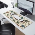 thumbnail image 2 of Long Mouse Pads for Desk,Beige Cartoon Dinosaurs Names Pattern Desk Mats on Top Of Desks, Desk Mouse Pad Extra Large with 3mm Non-Slip Base and Stitched Edge for Gaming,Office,Work,Home 31.5"x11.8", 2 of 6
