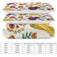 thumbnail image 2 of HAHDAXIA Mexico Skull Pattern Bedding Solid Comforter Set for All Seasons,3 Pieces(1 Comforter+2 Pillowcases),Soft Microfiber Bedding Set Twin(86"x70"), 2 of 7