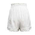 thumbnail image 5 of Summer Casual Shorts for Women Lightweight Elastic High Waist Lace Hem Loose Fit Beach Shorts, 5 of 6