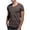 Coffee, variant on Lmnyox Casual V Neck T Shirt for Men Classic Fashion Plain Short Sleeve Tee Summer Lightweight Basic Shirts Tops