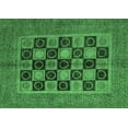 thumbnail image 1 of Ahgly Company Indoor Rectangle Abstract Emerald Green Modern Area Rugs, 6' x 9', 1 of 4