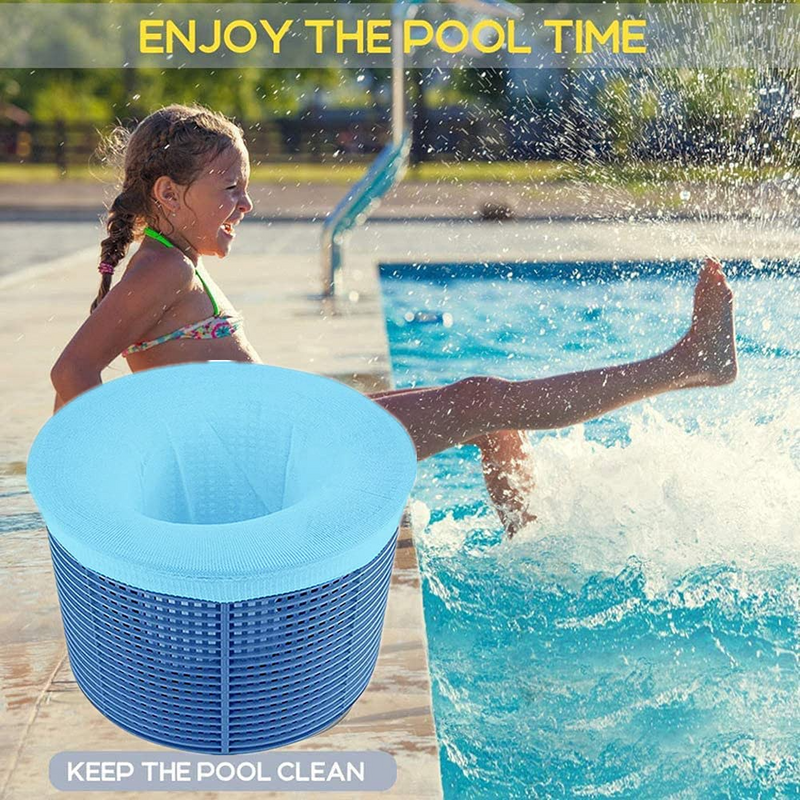 10 Pack Swimming Pool Skimmer Socks for Inground & Above Ground Pool