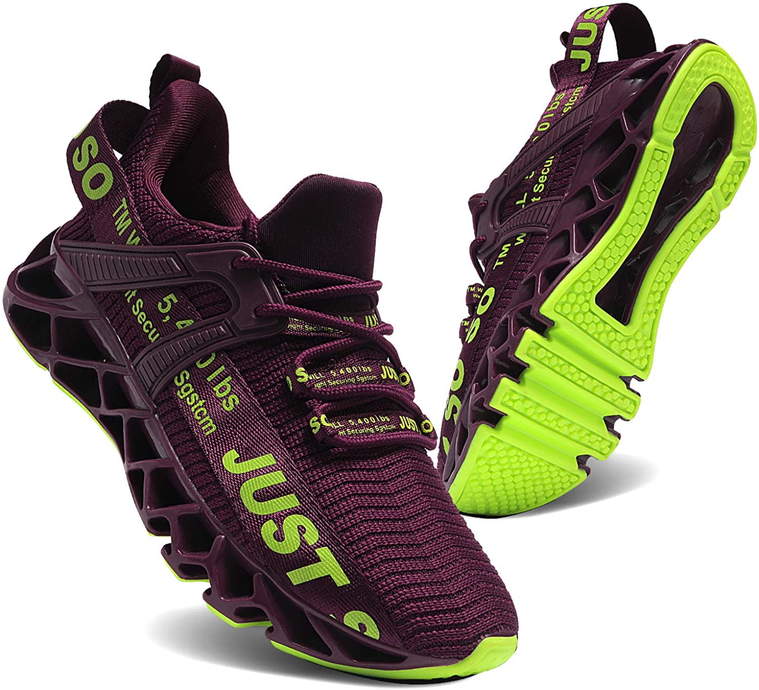 UMYOGO Just so so Women Walking Shoes Breathable Running Sneakers Wine