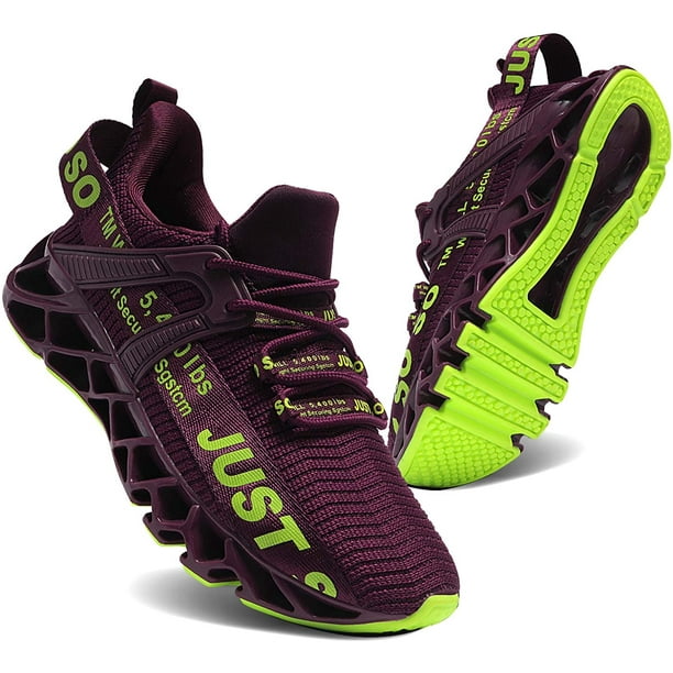 UMYOGO Just so so Women Walking Shoes Breathable Running Sneakers Wine