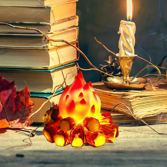 Mobestech  Fake Fire Led Simulation Flame Lamp 1Pack