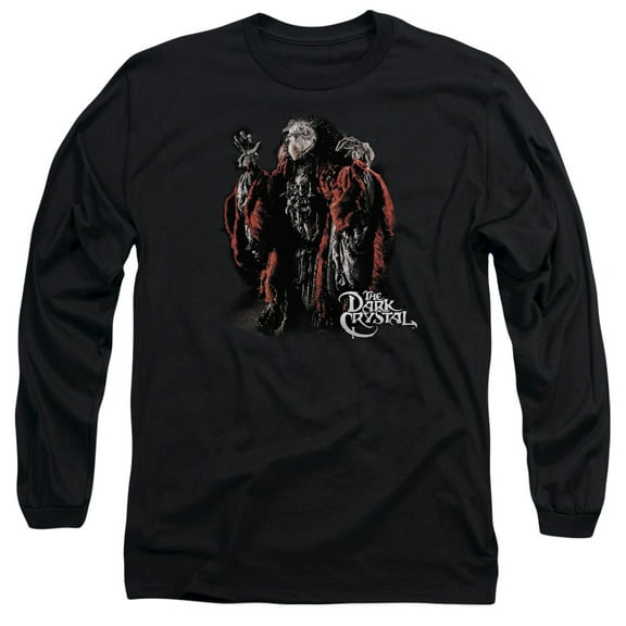 Dark CrystaLong Sleevekeksis Long Sleeve Adult 18/1 T-Shirt Black