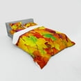 thumbnail image 3 of Ambesonne Mountain Bedding Set 3 Pcs, Colorful Maple Leaf Photo, Twin XL, Yellow Purple, 3 of 3