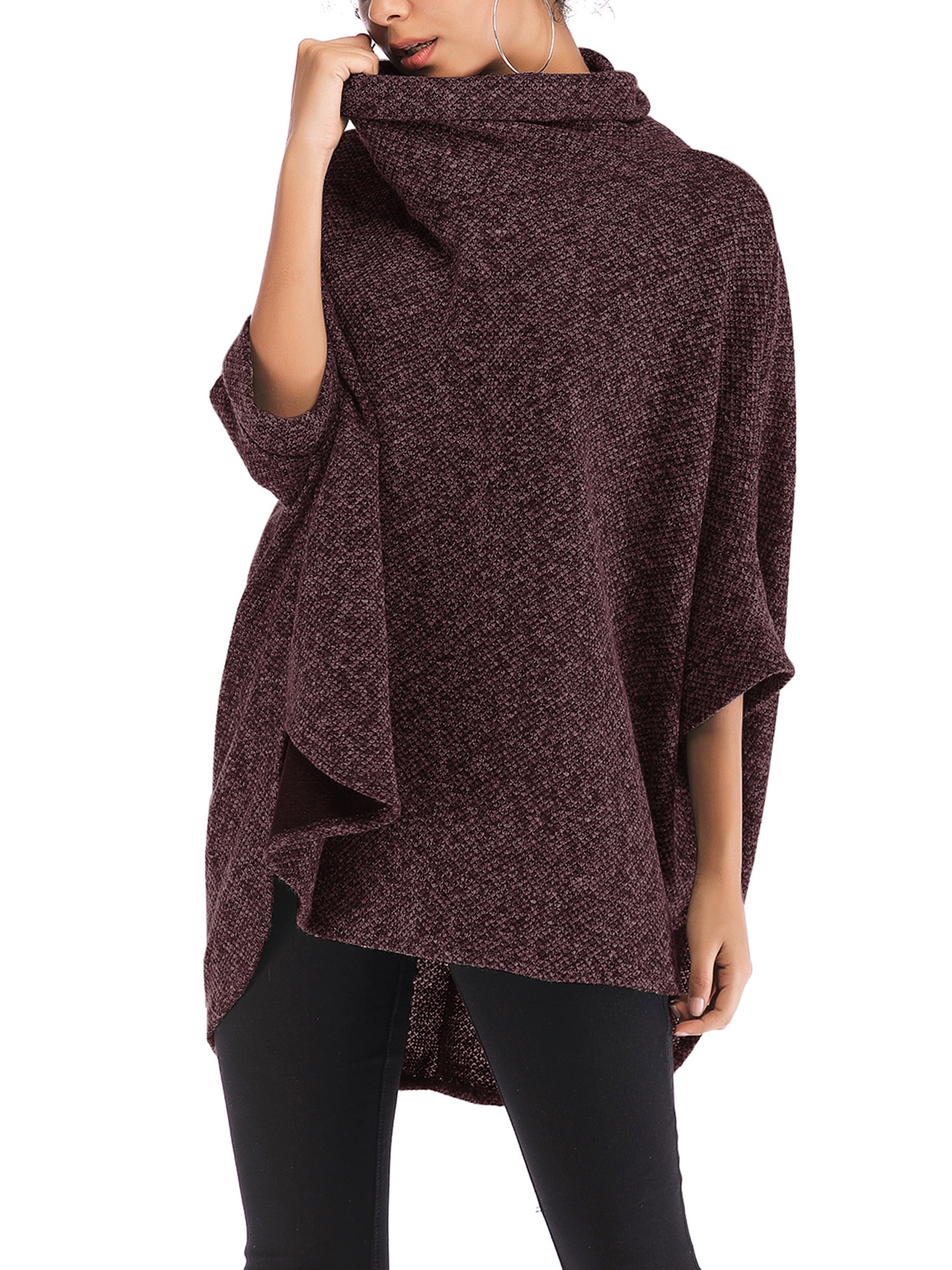 high neck shawl