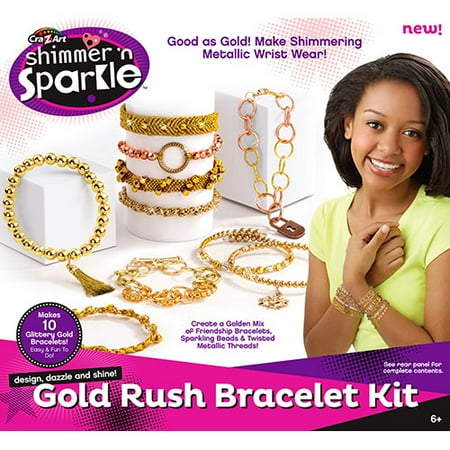 CRA-Z-ART; SHIMMER 'N SPARKLE GOLD RUSH JEWELRY KIT
