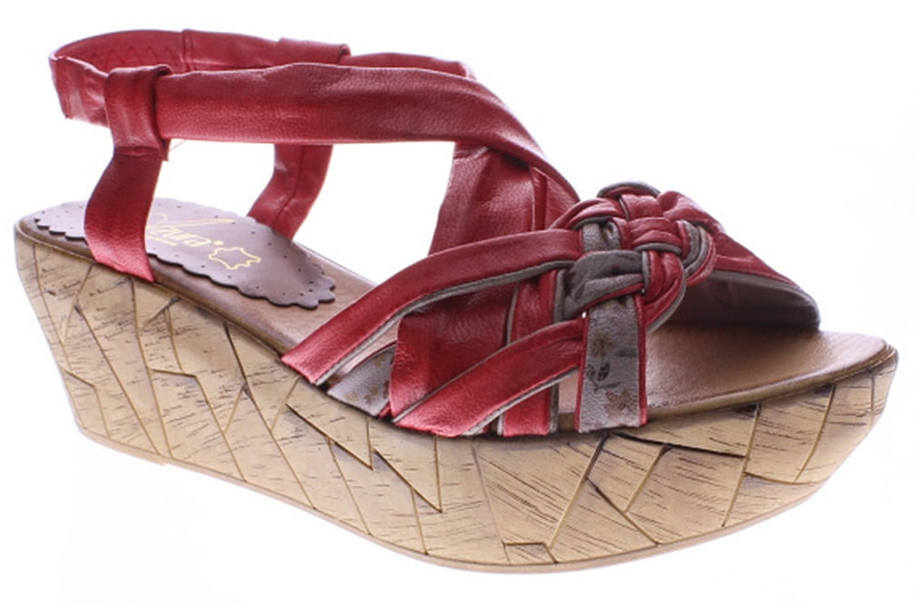 Azura Women’s Jaques Sandals Red Azura Women’s Jaques Sandals Red